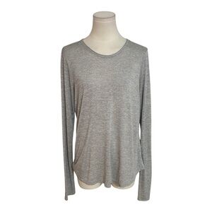 VINCE Gray Long Sleeve‎ Top Shirt Soft Lightweight Size L Work Date Night Casual